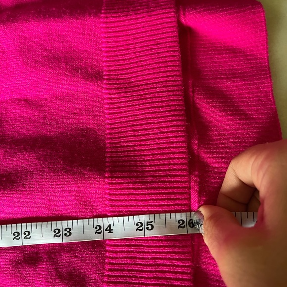Apt 9 Hot Pink sweater - Picture 3 of 4
